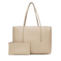 Torebka Calvin Klein. Brązowe torebki klasyczne Calvin Klein, bez wzorów, bez dodatków. Za 699.99 zł.