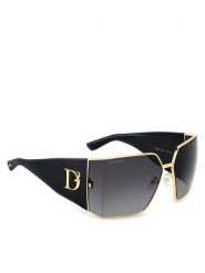 Dsquared2 Okulary przeciwsłoneczne 207654 Czarny. Czarne okulary przeciwsłoneczne Dsquared2, bez wzorów, z tworzywa sztucznego. Za 1,349.00 zł.