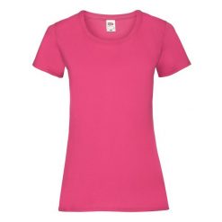 Koszulka Damska Valueweight. Czerwone bluzki FRUIT OF THE LOOM, xs, bez wzorów, sportowe, bez kołnierzyka, bez ramiączek. Za 30.99 zł.