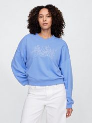 GAP Bluza w kolorze błękitnym rozmiar: L. Niebieskie bluzy GAP, l, bez wzorów, bez kaptura. Za 114.17 zł.