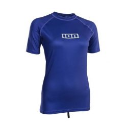 Koszulka surfingowa damska ION Lycra Promo LS concord-blue. Niebieskie bluzki ION, l, bez wzorów, z lycry, sportowe, bez kołnierzyka, bez ramiączek. Za 189.99 zł.