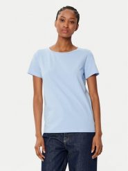 Weekend Max Mara T-Shirt Multib 2515971011 Błękitny Regular Fit. Niebieskie t-shirty Weekend Max Mara, xs, bez wzorów, z bawełny, bez kołnierzyka, bez ramiączek. Za 209.99 zł.
