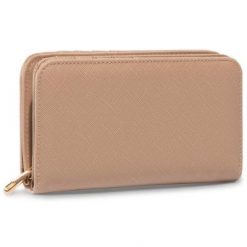 ACCCESSORIES 1W1-025-SS20 Beżowy. Brązowe portfele ACCCESSORIES, bez wzorów. Za 49.99 zł.