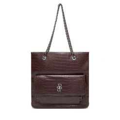 Torebka Badura. Brązowe torebki klasyczne Badura, bez wzorów, bez dodatków. Za 279.99 zł.