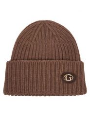 Guess Czapka AW5638 POL01 Brązowy. Brązowe czapki Guess, z aplikacjami, z wiskozy. Za 154.99 zł.