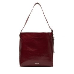 Torebka JENNY. Czerwone torebki klasyczne Jenny, bez wzorów, bez dodatków. Za 169.99 zł.
