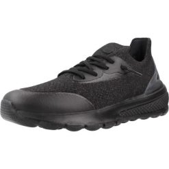 Tenisówki Geox Model D Spherica Actif Kolor Czarny. Czarne obuwie sportowe Geox, z tkaniny, bez zapięcia, tenisowe. Za 363.99 zł.