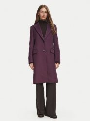 BOSS Płaszcz wełniany Classin1 50574982 Fioletowy Regular Fit. Fioletowe płaszcze Boss, na zimę, bez wzorów, z wełny, bez kaptura. Za 2,399.00 zł.