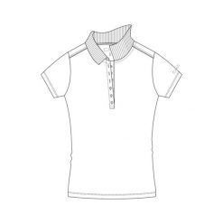 Koszulka polo damska CMP. Białe bluzki CMP, xs, bez wzorów, bez kołnierzyka, bez ramiączek. W wyprzedaży za 94.30 zł.