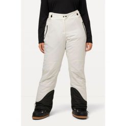 Damskie Spodnie funkcyjne HYPRAR wodoodporne zapięcie na rzep. Białe spodnie narciarskie Ulla Popken, plus size, bez wzorów, z elastanu, narciarskie. Za 584.99 zł.