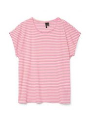 Vero Moda Koszulka w kolorze jasnoróżowym rozmiar: L. Różowe bluzki Vero Moda, l, bez wzorów, z lyocellu, bez kołnierzyka, bez ramiączek. Za 79.03 zł.