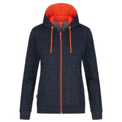 Damska bluza Loap Edita niebieska. Niebieskie bluzy sportowe LOOP, na zimę, bez wzorów, z kapturem. Za 195.99 zł.