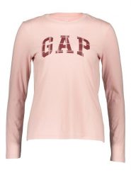 GAP Koszulka w kolorze jasnoróżowym rozmiar: XL. Różowe bluzki GAP, xl, bez wzorów, z bawełny, bez kołnierzyka, bez ramiączek. Za 60.44 zł.