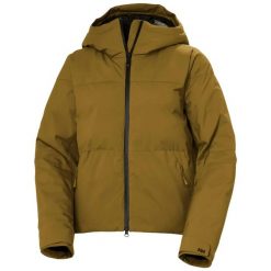 Damska kurtka narciarska Helly Hansen Nora. Brązowe kurtki narciarskie Helly Hansen, xl, bez wzorów, z materiału, bez kaptura, narciarskie. Za 1,223.00 zł.