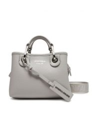 Emporio Armani Torebka EW000382 AF12036 M8118 Szary. Szare torebki klasyczne Emporio Armani, bez wzorów, ze skóry, bez dodatków. Za 639.99 zł.