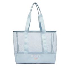 Torebka Roxy. Niebieskie shopper Roxy, bez wzorów, bez dodatków. Za 99.99 zł.