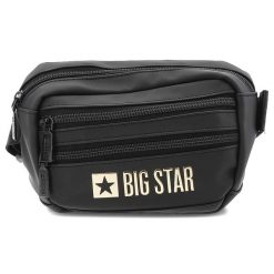 Czarna Damska Saszetka Na Biodro Big Star. Czarne torby na ramię Big Star, bez wzorów, eleganckie, przez ramię, matowe, bez dodatków. Za 99.99 zł.