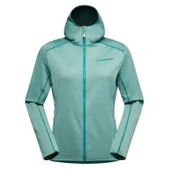 Bluza damska z kapturem La Sportiva Upendo. Zielone bluzy La Sportiva, s, bez wzorów, z polaru, z kapturem. Za 514.50 zł.