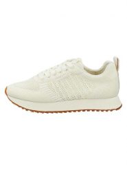 GANT Footwear Skórzane sneakersy "Bevinda" w kolorze kremowym rozmiar: 38. Brązowe trampki GANT Footwear, bez wzorów, bez zapięcia. Za 319.45 zł.