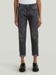 G-Star Dżinsy - Boyfriend fit - w kolorze antracytowym rozmiar: W30/L34. Czarne jeansy G-Star, l, z aplikacjami. Za 360.17 zł.