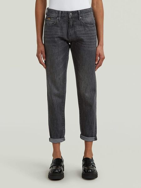 G-Star Dżinsy - Boyfriend fit - w kolorze antracytowym rozmiar: W32/L32. Czarne jeansy G-Star, l, z aplikacjami. Za 257.92 zł.