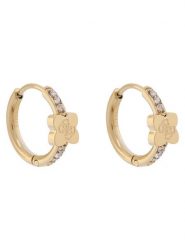 Guess Torebka JUBE05 508JW Złoty. Żółte kolczyki Guess, metalowe. Za 249.99 zł.