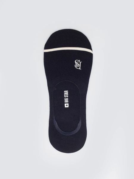 Stopki damskie bawełniane granatowe Nastka 403. Niebieskie skarpety Big Star, bez wzorów, z bawełny. Za 19.99 zł.