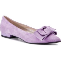 Baleriny EVA MINGE - Lebrija 5C 19GR1372411ES 835. Fioletowe baleriny Eva Minge, bez wzorów, z materiału, bez obcasa. W wyprzedaży za 249.00 zł.