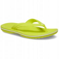 Japonki Dla Dorosłych Crocs Crocband Flip. Brązowe klapki Crocs, bez wzorów, z materiału, bez obcasa. Za 169.99 zł.