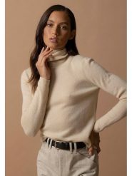 Perfect Cashmere Kaszmirowy golf "Ashley" w kolorze beżowym rozmiar: M. Brązowe golfy Perfect Cashmere, m, bez wzorów, z kaszmiru, bez ramiączek. Za 369.99 zł.