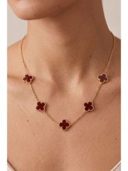 Lodie Silver Naszyjnik z elementami ozdobnymi - dł. 45 cm rozmiar: onesize. Czerwone naszyjniki Lodie Silver, z mosiądzu. Za 68.95 zł.
