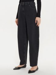 TWINSET Jeansy 242AT2274 Czarny Carrot Fit. Czarne jeansy Twinset, bez wzorów. Za 539.99 zł.