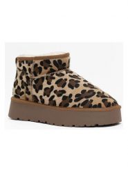 NICEBAY Skórzane botki "Mina" w kolorze beżowo-brązowym rozmiar: 38. Brązowe botki NICEBAY, bez wzorów, ze skóry, bez obcasa, na platformie, bez zapięcia. Za 217.99 zł.