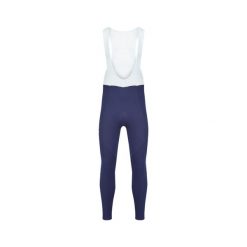 Damskie długie spodnie kolarskie z szelkami Essential – Granatowe. Niebieskie spodnie sportowe KEADA SPORTS, l, bez wzorów, rowerowe. Za 332.00 zł.