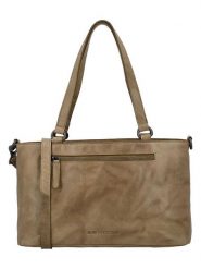 HIDE & STITCHES Skórzana torebka w kolorze beżowym - 35 x 20 x 11 cm rozmiar: onesize. Brązowe torby na ramię HIDE & STITCHES, bez wzorów, z materiału, na ramię, bez dodatków. Za 326.99 zł.