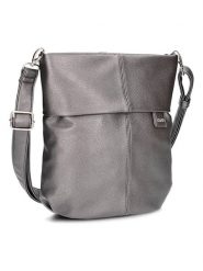 Zwei Torebka w kolorze srebrnym - 27 x 28 x 13 cm rozmiar: onesize. Szare torby na ramię Zwei, bez wzorów, z materiału, na ramię, bez dodatków. Za 190.63 zł.