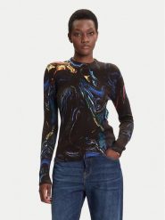 Desigual Sweter Butterfly Lacroix 25WWJF05 Czarny Regular Fit. Czarne swetry Desigual, m, bez wzorów, z syntetyku, bez ramiączek. Za 429.99 zł.