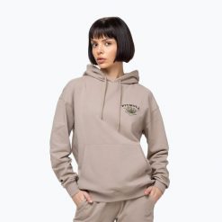 Bluza damska Pitbull Bullets & Blooms Hooded. Brązowe bluzy PITBULL, m, bez wzorów, z bawełny, bez kaptura. Za 229.99 zł.