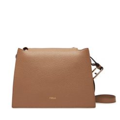 Torebka Furla. Brązowe listonoszki Furla, bez wzorów, bez dodatków. Za 1,529.00 zł.