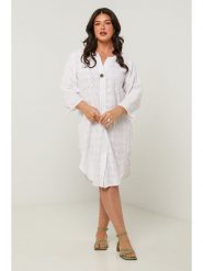 Curvy Lady Sukienka w kolorze białym rozmiar: 48/50. Białe sukienki Curvy Lady, bez wzorów, klasyczne, bez kołnierzyka, bez ramiączek, midi. Za 121.45 zł.