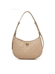 PINKO Torebka Half Moon Mini Fl PE 25 PLTT 102790 A1YB Beżowy. Brązowe torebki klasyczne Pinko, bez wzorów, ze skóry, bez dodatków. Za 959.99 zł.