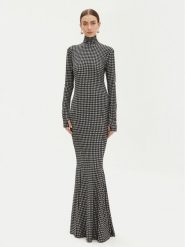 NORMA KAMALI Sukienka wieczorowa KK3243PL251657 Szary Slim Fit. Szare sukienki Norma Kamali, s, bez wzorów, z syntetyku, wizytowe, bez kołnierzyka, bez ramiączek. Za 1,069.00 zł.