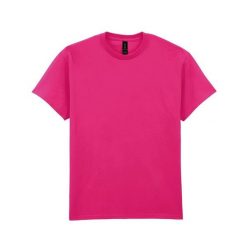 Ultra Bawełniana Koszulka Unisex Dla Dorosłych. Czerwone bluzki GILDAN, l, bez wzorów, z bawełny, sportowe, bez kołnierzyka, bez ramiączek. Za 46.99 zł.