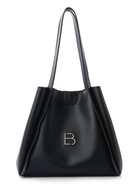 Lucky Bees Torebka "Loretta" w kolorze czarnym - 34 x 30 x 15 cm rozmiar: onesize. Czarne torby na ramię Lucky Bees, bez wzorów, z materiału, na ramię, bez dodatków. Za 108.49 zł.