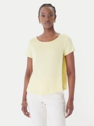 Rinascimento Bluzka CFC0127880003 Żółty Regular Fit. Żółte bluzki Rinascimento, l, bez wzorów, z syntetyku, bez kołnierzyka, bez ramiączek. Za 299.99 zł.