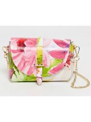 Victor & Hugo Paris Skórzana torebka "Zephyrf" w kolorze kremowo-różowo-zielonym - 16 x 10 x 9 cm rozmiar: onesize. Brązowe torby na ramię Victor & Hugo Paris, bez wzorów, z materiału, na ramię, bez dodatków. Za 152.99 zł.