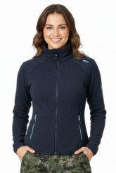 Bluza turystyczna damska CMP. Niebieskie bluzy CMP, l, bez wzorów, bez kaptura. Za 244.05 zł.