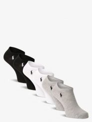 Polo Ralph Lauren Skarpety pakowane po 6 szt. Kobiety drobna dzianina szary|czarny|biały, ONE SIZE. Białe skarpety Polo Ralph Lauren, bez wzorów, z dzianiny. Za 199.95 zł.