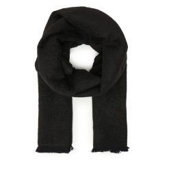 Szalik Guess. Czarne szaliki Guess, z aplikacjami. Za 219.99 zł.