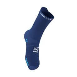 Skarpety do biegania Compressport Pro Racing Socks v4.0 Run High. Niebieskie skarpety Compressport, bez wzorów. Za 78.99 zł.